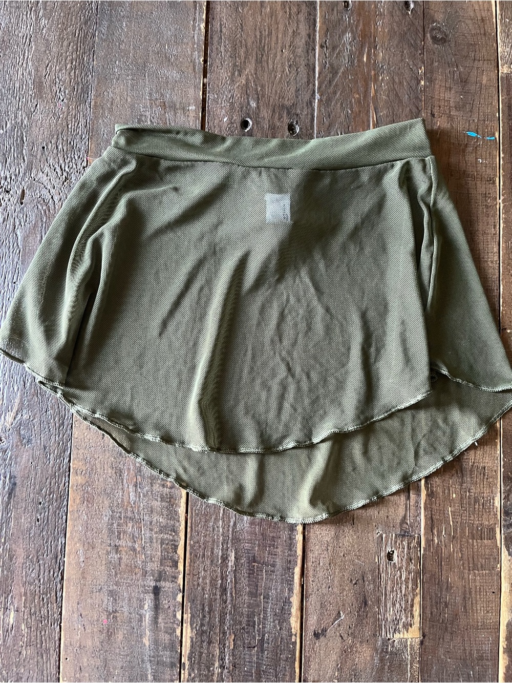Kids Ballet Skirt Xl Olive Green